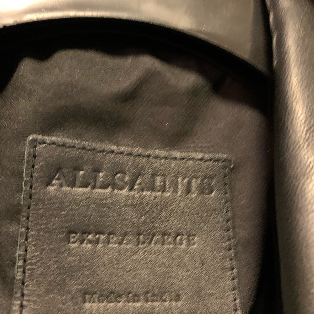 ALLSAINTS LEATHER JACKET - Picture 6 of 8